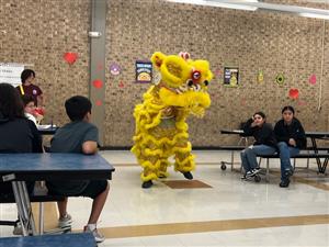 Chinese Lion dancer